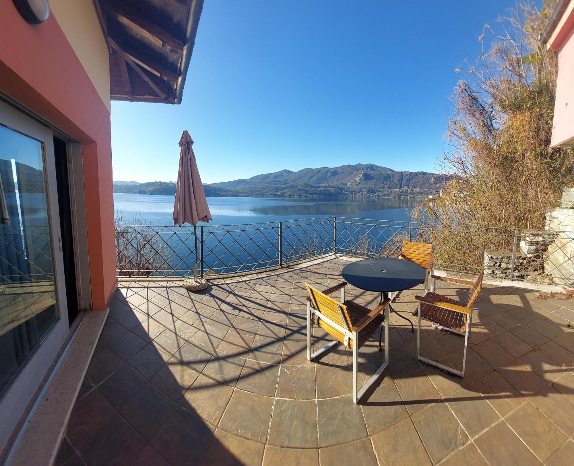 Casa Sul Lago Orta Орта Сан Джулио Екстериор снимка