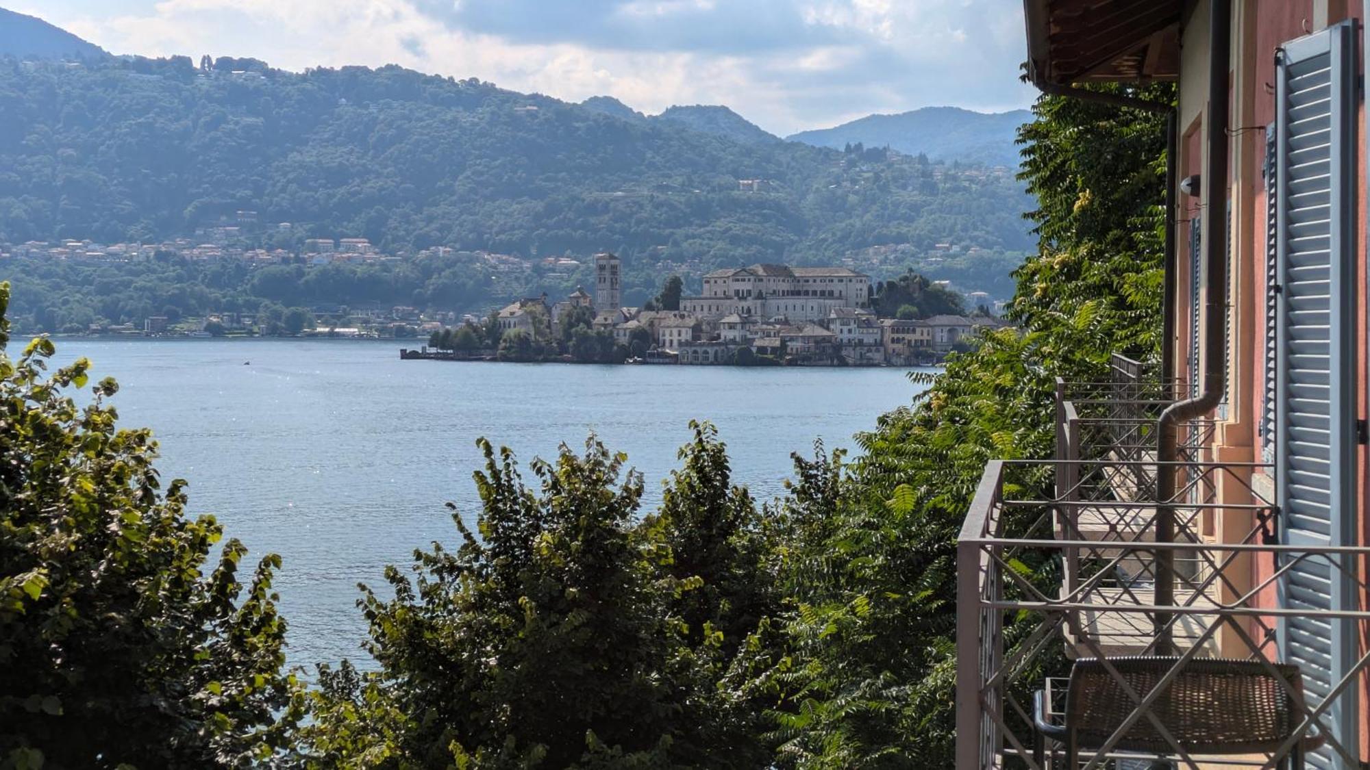 Casa Sul Lago Orta Орта Сан Джулио Екстериор снимка