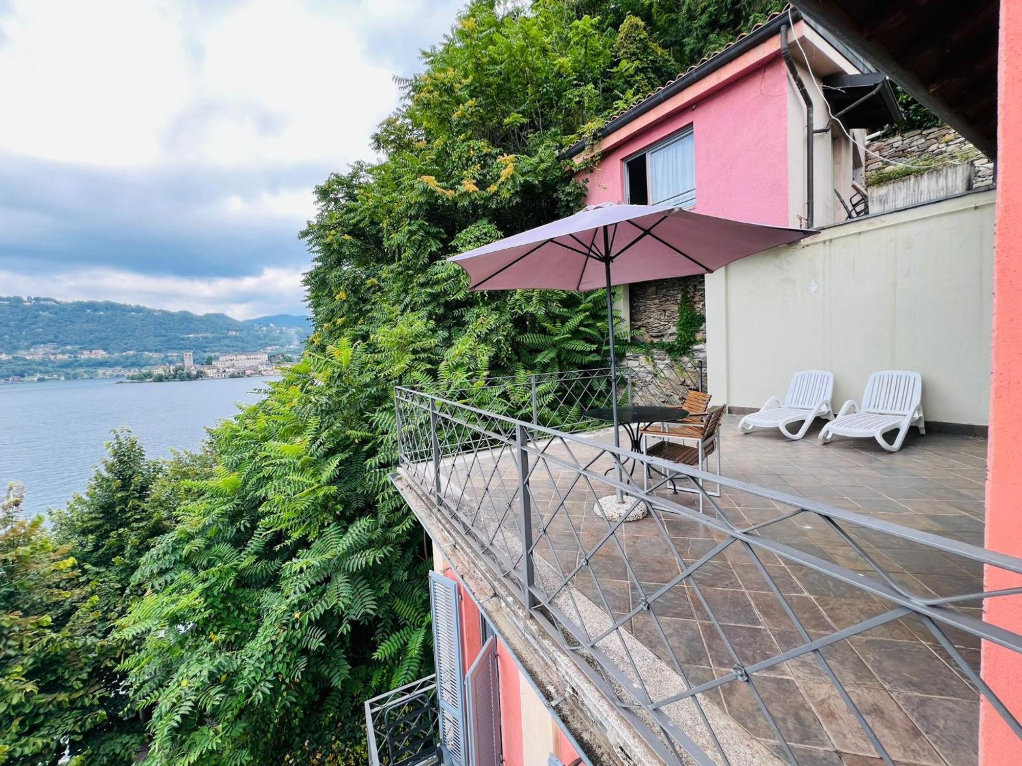 Casa Sul Lago Orta Орта Сан Джулио Екстериор снимка